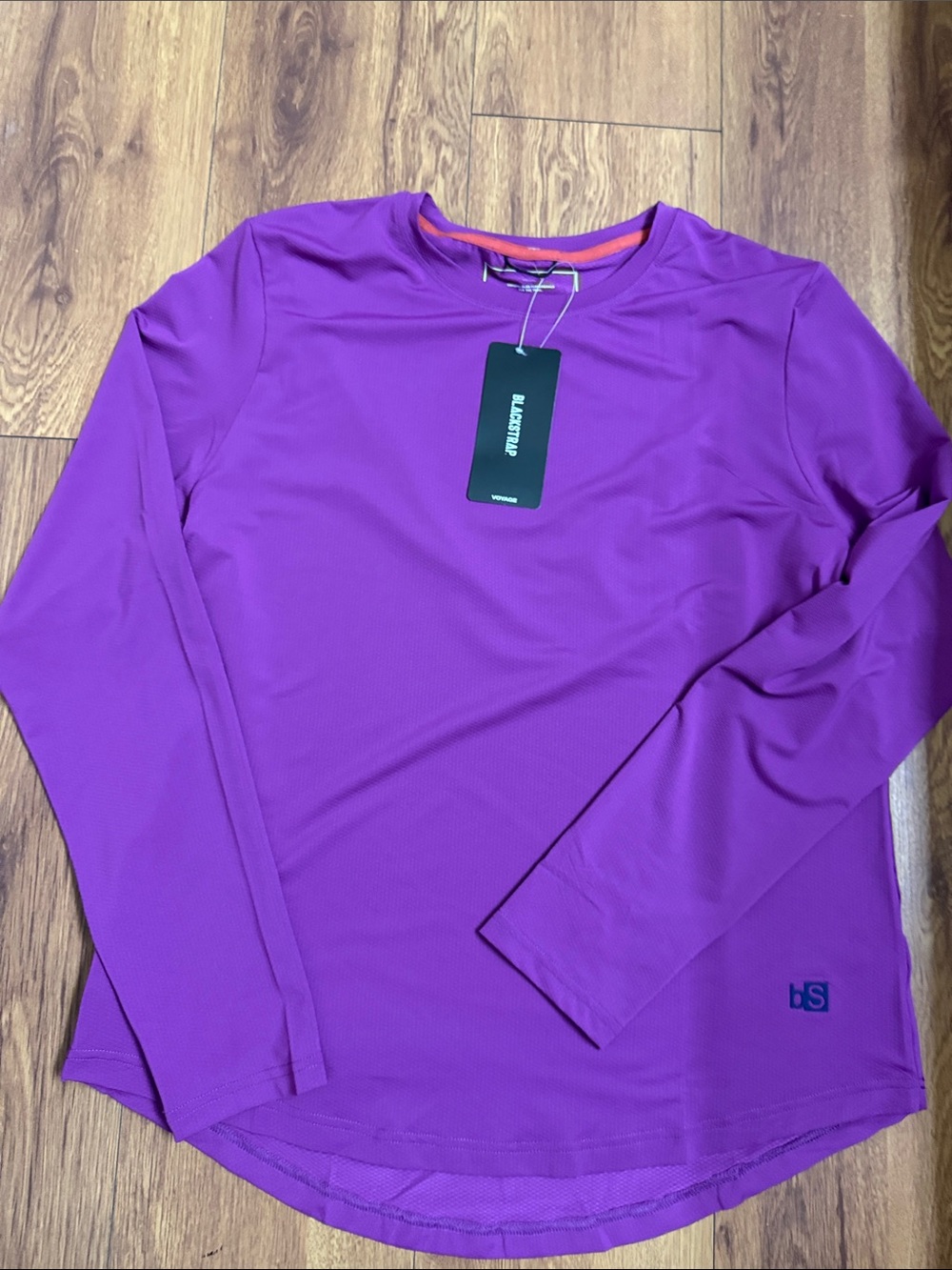 Long Sleeve Performance Tee - Purple